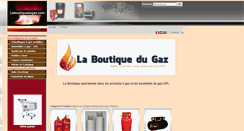 Desktop Screenshot of laboutiquedugaz.com